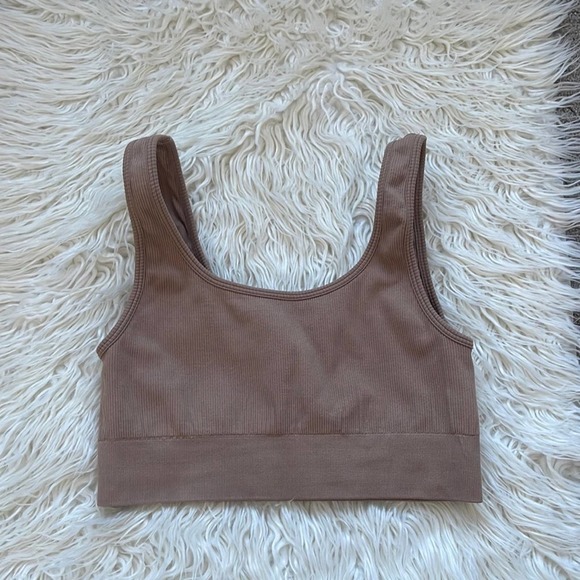 Babaton Other - The Group Babaton Tan Sports Bra